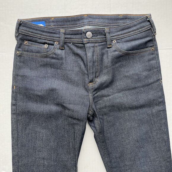 Acne Studios Women Climb Indigo Mid Rise Skinny Fit Jeans Dark Wash Size W34 L28 - Picture 5 of 14